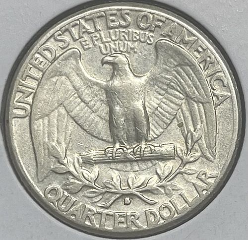 1935-S Washington Silver Quarter - High Circulated F/VF Condition