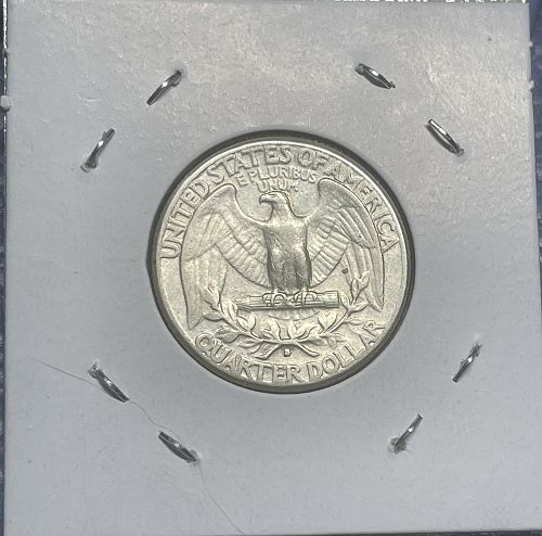 1935-S Washington Silver Quarter - High Circulated F/VF Condition