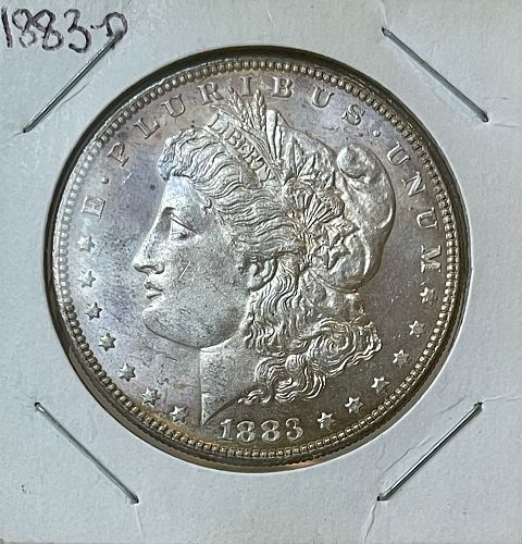 1883-P Morgan Silver Dollar &bull; Brilliant Uncirculated Choice Toned Condition