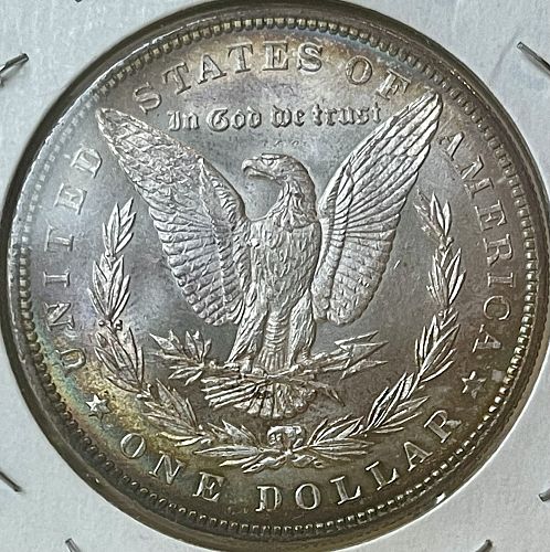 1883-P Morgan Silver Dollar &bull; Brilliant Uncirculated Choice Toned Condition