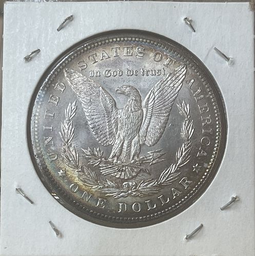 1883-P Morgan Silver Dollar &bull; Brilliant Uncirculated Choice Toned Condition