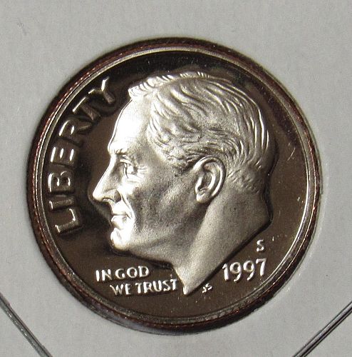 1997 S Proof Roosevelt Dime