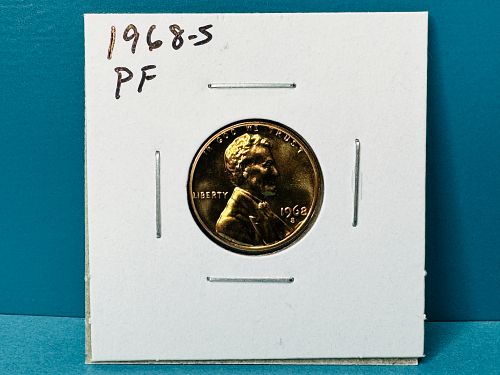 1968-S Proof Lincoln Memorial Cent