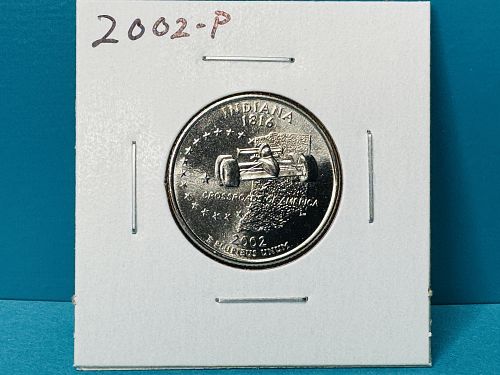 2002-P Indiana 50 State Quarter