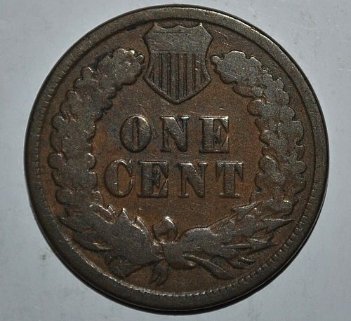 1885 P Indian Head Cent Small Cent {{{T374