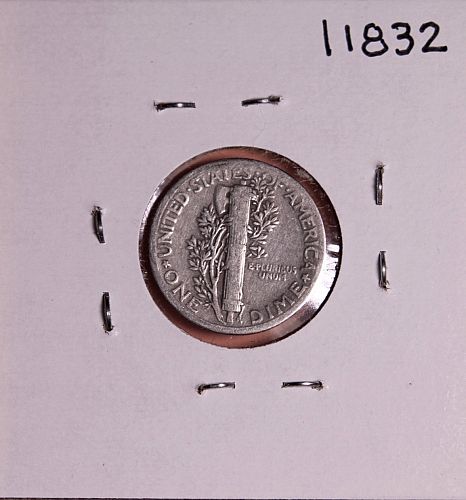 1934 P SILVER MERCURY DIME #11832