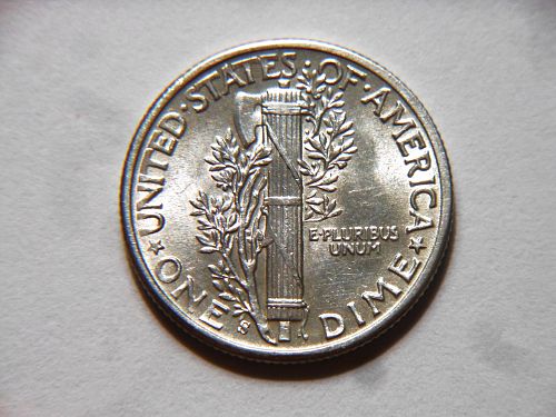 1944-S Silver Mercury Dime
