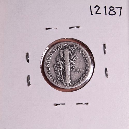 1936 P SILVER MERCURY DIME #12187