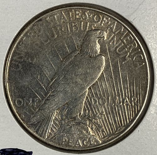1928-S Peace Silver Dollar, AU (8124)