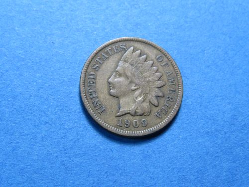 1909 INDIAN HEAD CENT ~ (FULL LIBERTY)  COMB SHIP ~ LOT H326