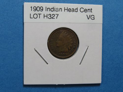 1909 INDIAN HEAD CENT ~ (PARTIAL LIBERTY)  COMB SHIP ~ LOT H327