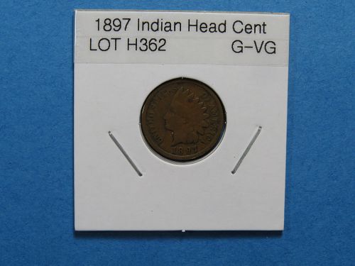 1897 INDIAN HEAD CENT (NICE COIN) COMB SHIP ~ LOT H362