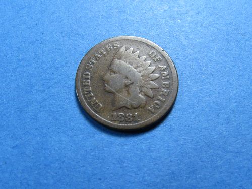 1881 INDIAN HEAD CENT ~NICE COIN - COMB SHIP ~ LOT H368