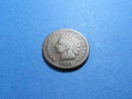 1881 INDIAN HEAD CENT ~NICE COIN - COMB SHIP ~ LOT H368