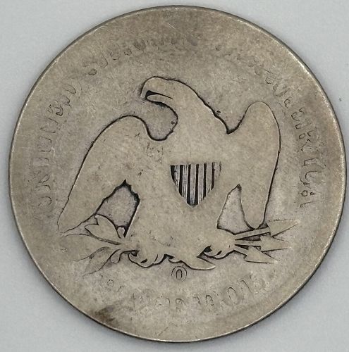 1856 O Seated Liberty Half Dollar