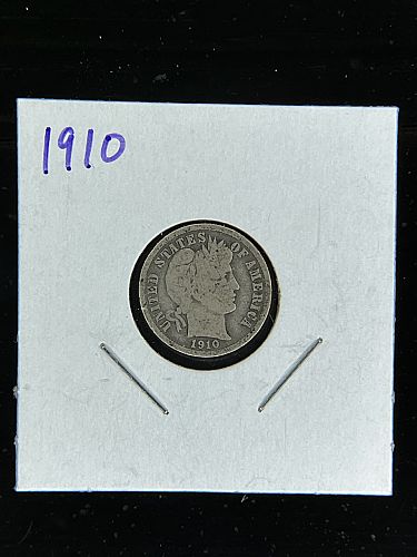 1910-P Barber Dime