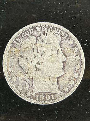 1901-S Barber Half Dollar