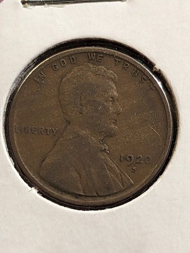 1920-S Lincoln Cent