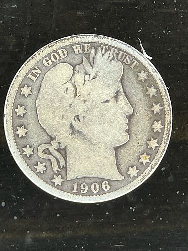 1906-P Barber Half Dollar