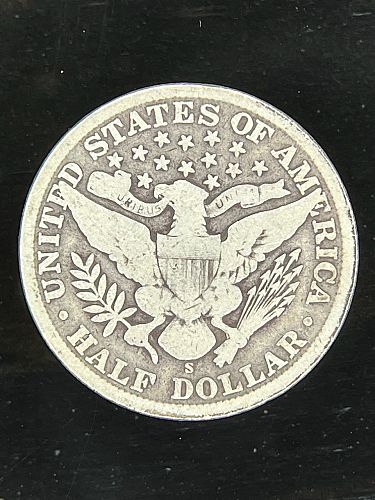 1907-S Barber Half Dollar