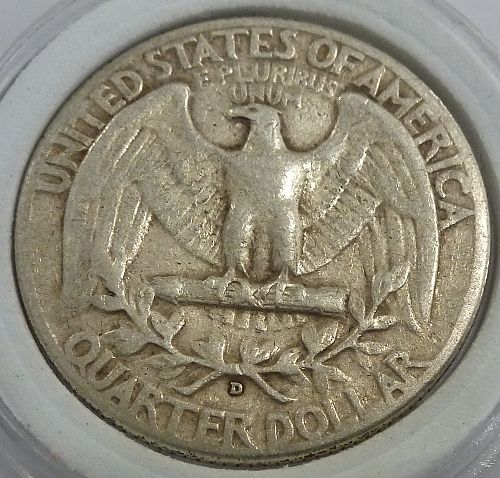 1951-D VERY GOOD Washington Quarter VG  ( 220-Y)