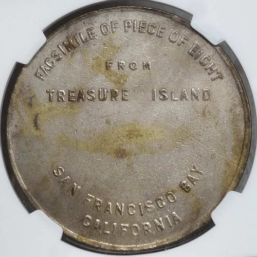 HK-485, 1939 GGIE Treasure Island Dollar, NGC AU-58, Scarce
