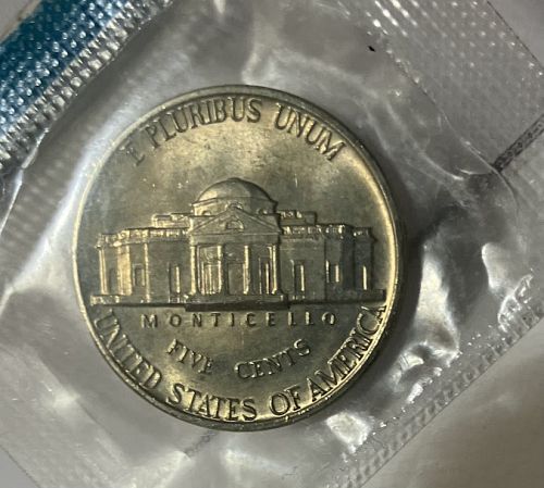 1979 P Jefferson nickel in orig US Mint cello