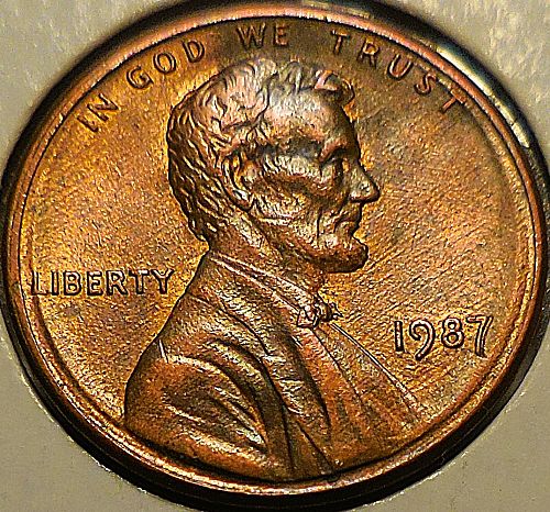 ✅1987-P Lincoln Cent Error Coin✅