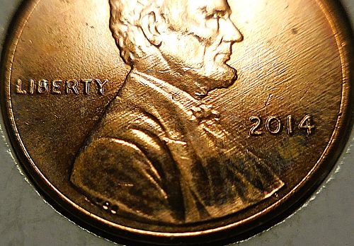 ✅2014-P Lincoln Cent Error Coin✅