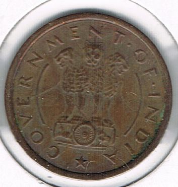 1 Pice, India, 1954
