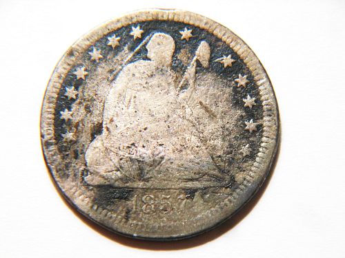 1857 Seated Liberty Quarter Coin Value, Prices & Info | USA Coin Book