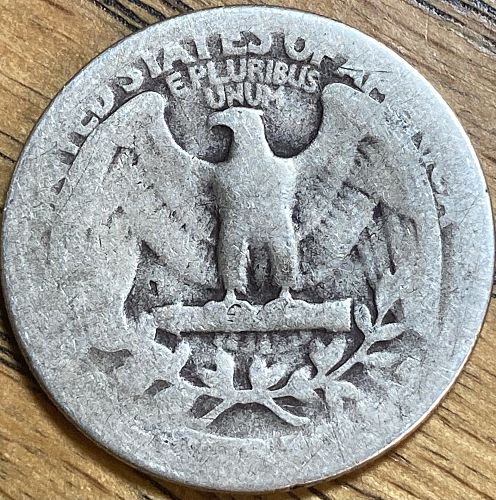 1936 Washington quarter in ALMOST GOOD condition