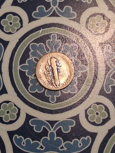 1918 D MERCURY DIME        ca55