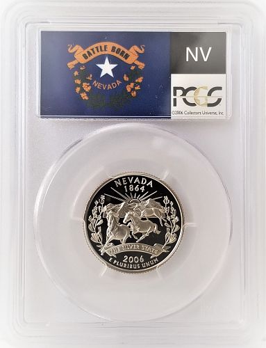 2006-S Nevada Statehood Proof Quarter PCGS PR-69DCAM