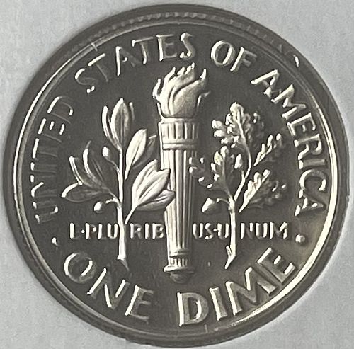 2000-S Roosevelt Clad Proof Dime • Cameo Proof Direct from Mint Proof Set
