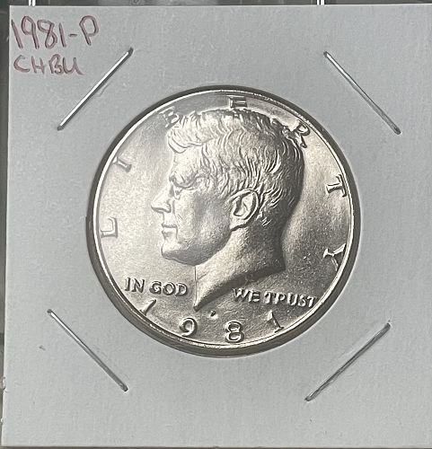 1981-P Kennedy Clad Half Dollar • Brilliant Uncirculated Condition