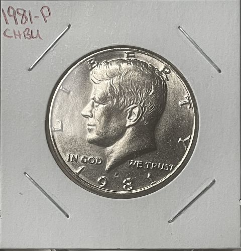 1981-P Kennedy Clad Half Dollar • Brilliant Uncirculated Condition