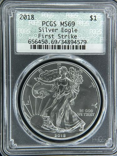 2018 First Strike - American Silver Eagle