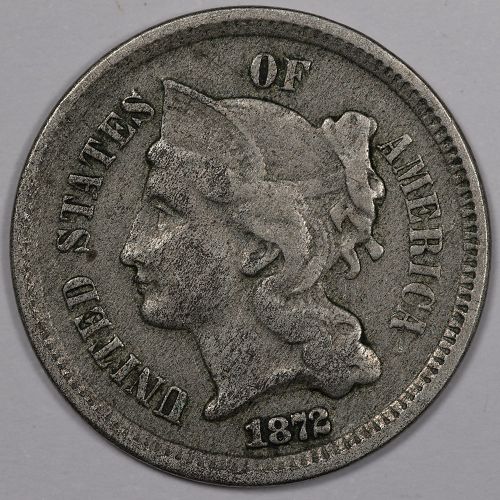 1872 Three Cent Nickel