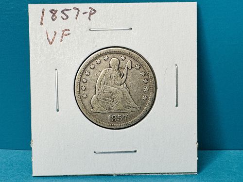 1857 Seated Liberty Quarter Coin Value, Prices & Info | USA Coin Book