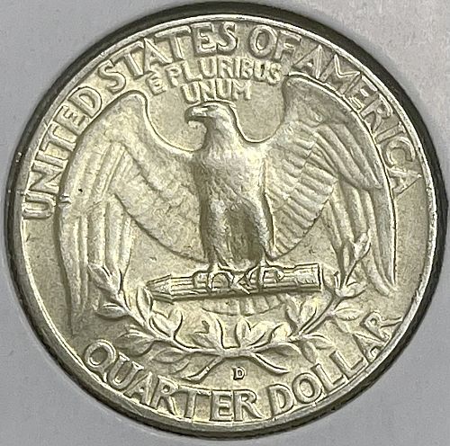 1957-D Washington Silver Quarter