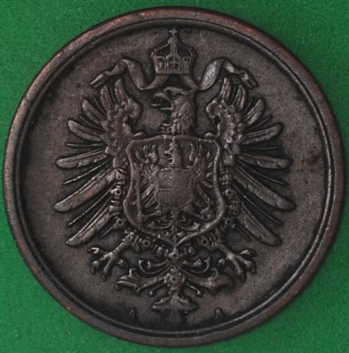 1875A Germany/Empire 2 Pfennig VF