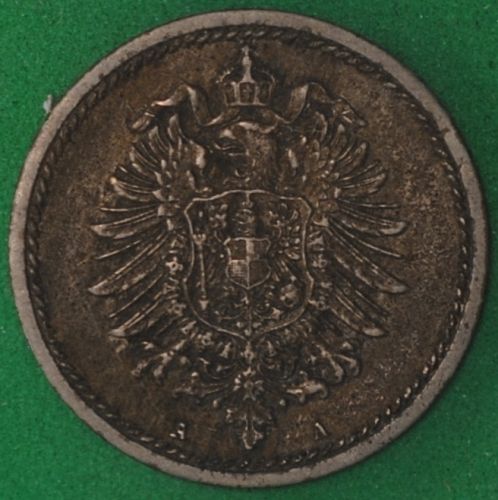 1874A Germany/Empire 5 Pfennig XF
