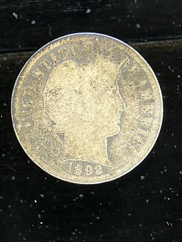 1892-P Barber Dime