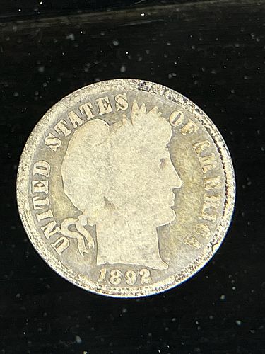 1892-O Barber Dime