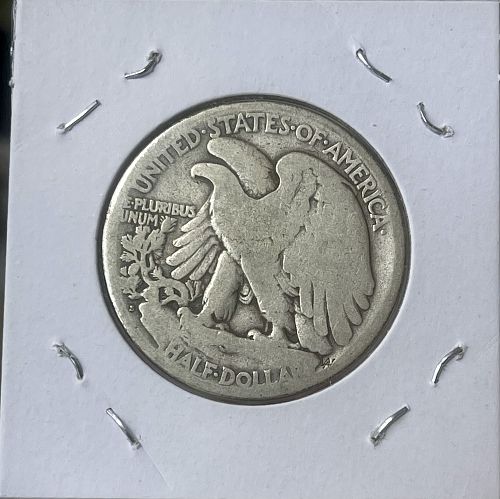 1921-S Walking Liberty Silver Half Dollar