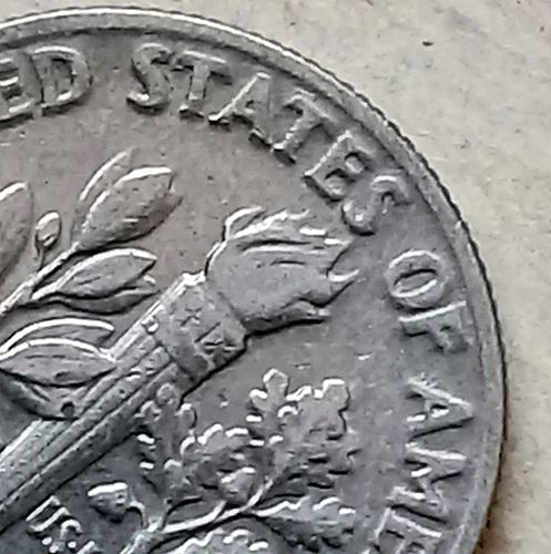 1970 Roosevelt Dime • Proof Die Reverse of 1968 • FS 901 • XF
