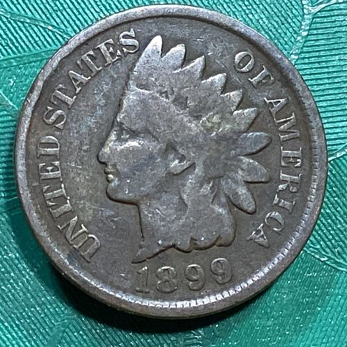 1899 P Indian Head cent