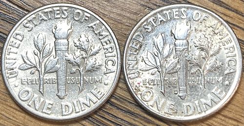 1957 P and D 2 coin lot in ALMOST UNCIRCULATED condition