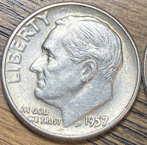 1957 P and D 2 coin lot in ALMOST UNCIRCULATED condition